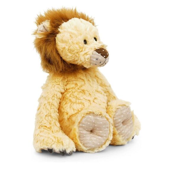 DEMDACO Lion 12 Inch Yellow and Brown Polyester and Acrylic Childrens Plush Stuf - Picture 4 of 6